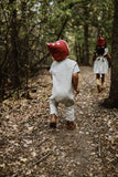 Woodland Mushroom Linen Jumpsuit