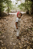 Woodland Mushroom Linen Jumpsuit