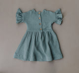Dark Sage Gauze Dress