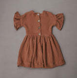 Walnut Gauze Dress