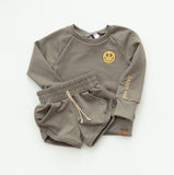 Happy Soul Smiley Raglan Sweatshirt