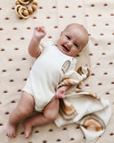 Organic Hand Embroidered Rainbow Bodysuit & Tee