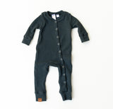 Organic Waffle Sleeper - Midnight Blue