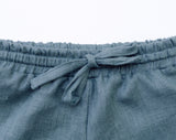 Monstera Linen Bottoms