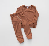 Organic French Terry Jogger - Clay