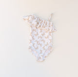 Butterfly One Shoulder Swim Suits