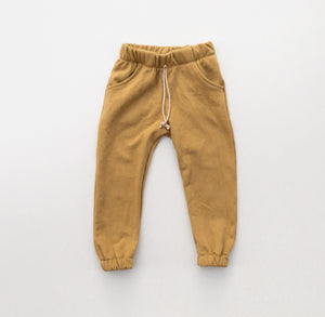 Organic French Terry Jogger - Golden